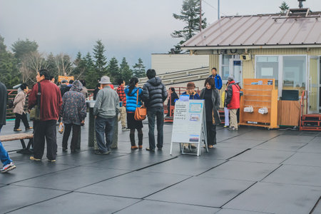 Nishihotakaguchi Station Observation Deck, Platform of lookout 31 Oct 2013