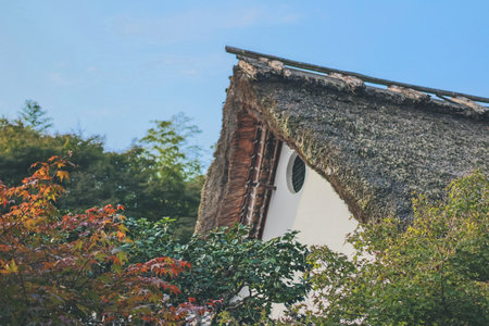 the Architectural detail of roofing, the travel conceptの写真素材