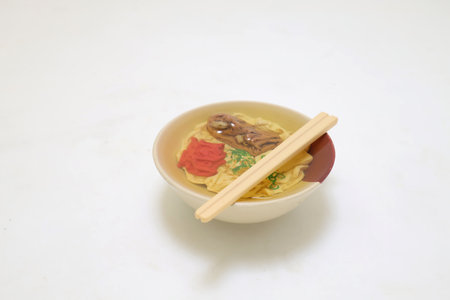 Japanese ramen, the scale of the food model