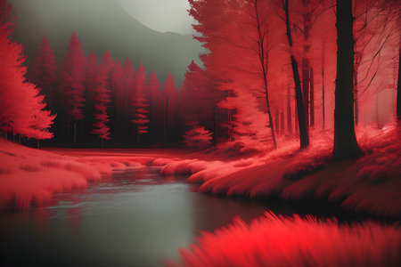 landscape picture style of impressionism characterizedの素材