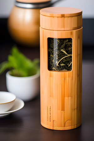 a bamboo the tea canの素材