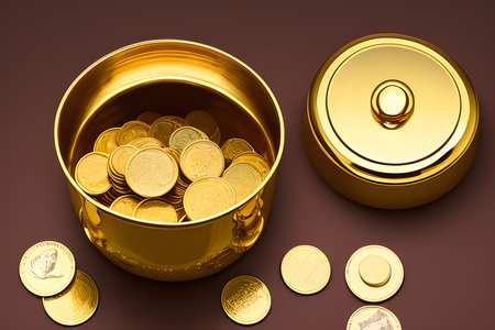 the Pot of gold coinsの素材