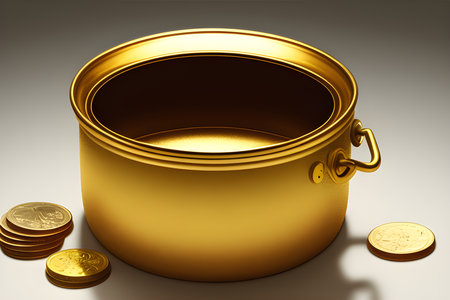 the Pot of gold coinsの素材