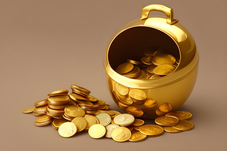 the Pot of gold coinsの素材