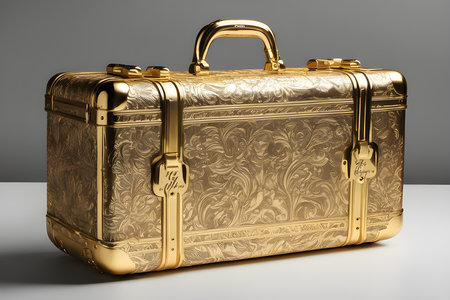 an Enigmatic Allure of the Golden Suitcaseの素材