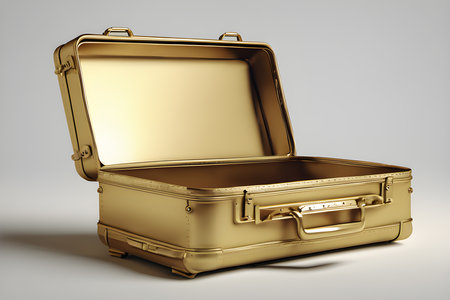 an Enigmatic Allure of the Golden Suitcaseの素材
