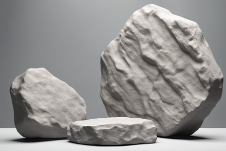 Classic black and white music instrument in a dark studio.の素材