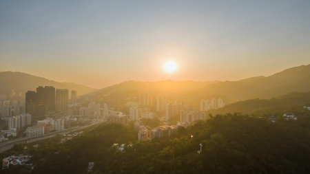Dec 24 2023 the tai wan Hong Kong residential districtのeditorial素材