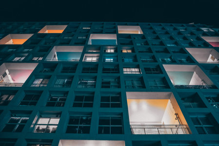 a Shinonome Canal Court Codan at Night Nov 27 2023