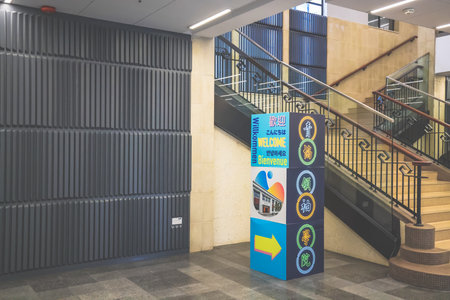 Jan 20 2024 the public entrance lobby on ground floor, Former Fanling Magistracy