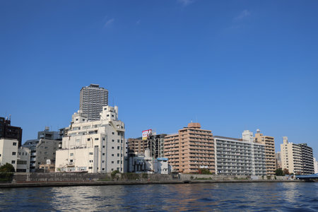 Nov 27 2023 Promenade on the right shore of Sumida River,