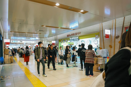 Nov 29 2023 underground shopping mall at tokyo station, japan
