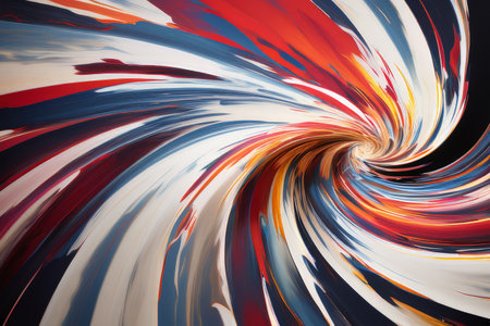 a splashing different colors the generative aiの素材