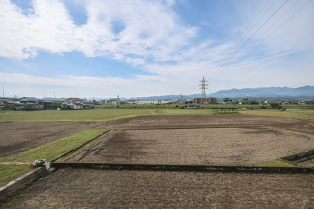 Exploring Fukuoka Pastoral Charm. A Countryside Nagasaki May 15 2024の写真素材