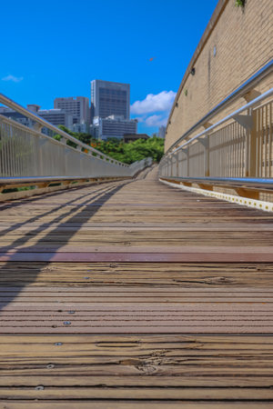 Kowloon, Aug 3 2024 The landscape of the Lai Chi Kok Parkの写真素材