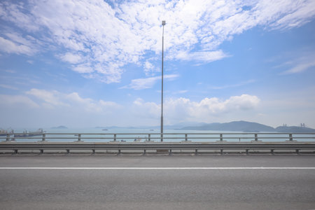 hong kong Aug 23 2024 the location of North Lantau Highwayの写真素材