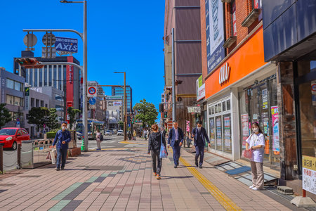 May 16 2024 a Charming Street scapes of Oita, japanのeditorial素材
