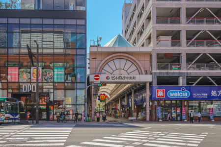 May 16 2024 a Charming Street scapes of Oita, japanのeditorial素材