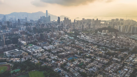 the city scape of Middle kowloon at kowloon tong Aug 29 2024