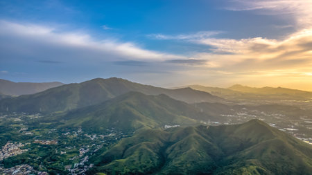 A village in the northern New Territories,の写真素材