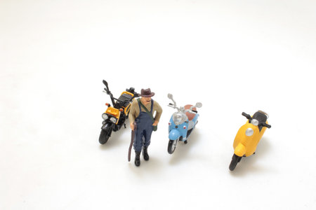 the image of a motorbike rider in dynamic motion