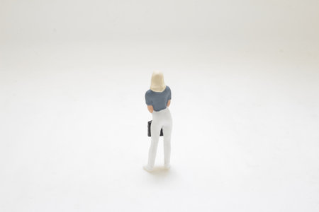 Represents individuality, professionalism, and artistic qualities in a minimalistic setting.