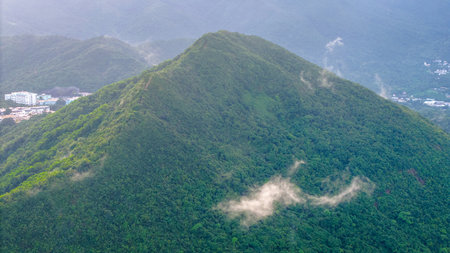 Razor Hill, Scenic Ridge Above Sai Kungの写真素材