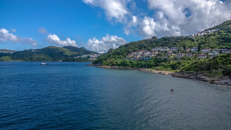 A Port Shelter, Hong Kong Coastal Marine Jewelの写真素材