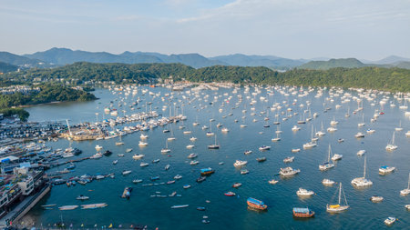 Pak Sha Wan Pier in Sai Kung, Hong Kong