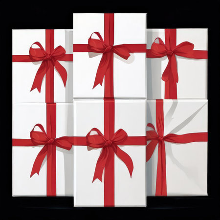 the AI Image Generator, Festive Gift Boxesの素材
