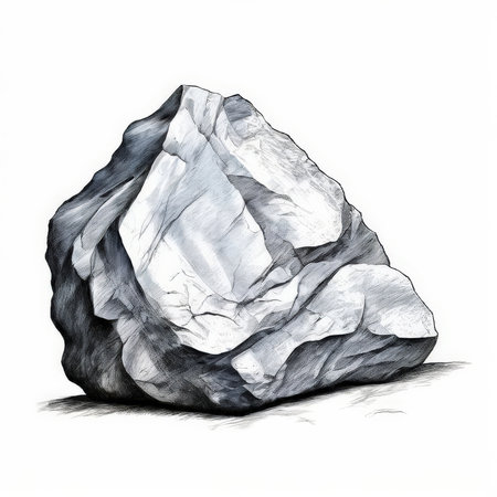 the AI Image Generator, Close-up Illustration of Realistic Rough Rock Textureの素材