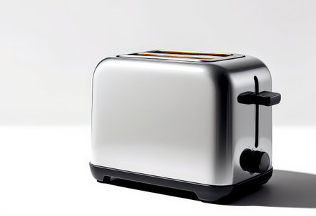 the AI Image Generator, Retro-Style Toaster with a Minimalist Designの素材