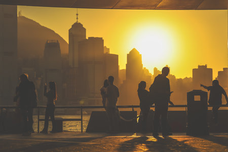 Scenic Hang Hau Neighborhood Featuring Modern Architecture and Community Life Nov 16 2025のeditorial素材