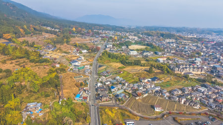 Discover otsu Countryside Nature and Cultural Charm Nov 27 2025の写真素材