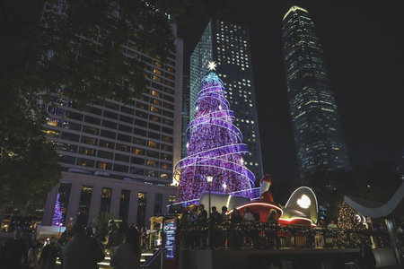 Festive city highlights, markets, lights, waterfront celebrations eventsのeditorial素材