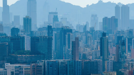 Dense smog covering skyline highlighting serious air pollution Dec 17 2025