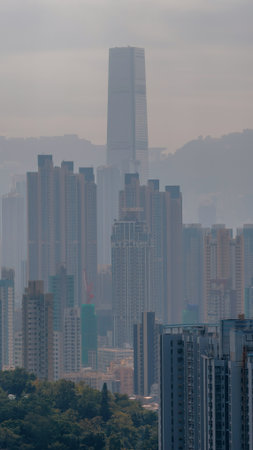 Dense smog covering skyline highlighting serious air pollution Dec 18 2025