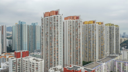 High density housing and cityscape view of Shek Kip Mei Dec 24 2025
