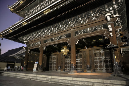 Traditional Buddhist temple architecture in Kyoto cityscape Nov 23 2025