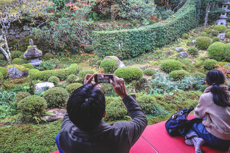 Konjiki Fudo Hall Golden Shrine in Sanzen in Temple Nov 23 2025のeditorial素材