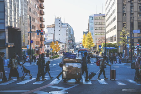 Exploring Hachijo dori Street Culture and Urban Charm Nov 29 2025のeditorial素材