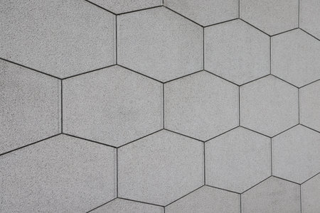 interlocking hexagon tiles forming a seamless geometric pattern Nov 24 2025の写真素材
