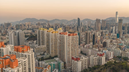 modern residential community, the Pak Tin Estate R Feb 13 2026のeditorial素材