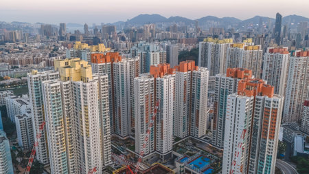 modern residential community, the Pak Tin Estate R Feb 13 2026のeditorial素材