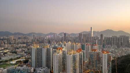 residential towers form structured urban community environment Feb 13 2026