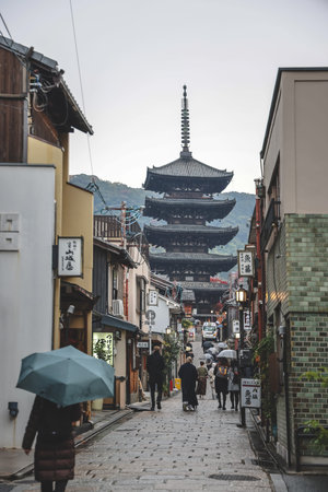 Five Story Pagoda Symbolizing Kyoto Timeless Cultural Heritage Nov 25 2025