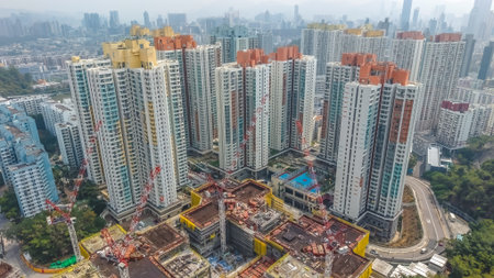 Residential community featuring multiple towers, markets, and essential amenities Feb 20 2026のeditorial素材