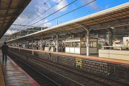 Transportation Hub and Cityscape in Kyoto Japan Nov 26 2025
