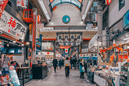 Traditional Osaka market offering food, snacks, and culture Nov 25 2025