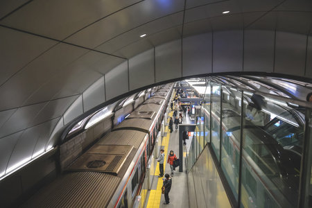 Underground transit hub connecting major districts in Osaka Nov 25 2025